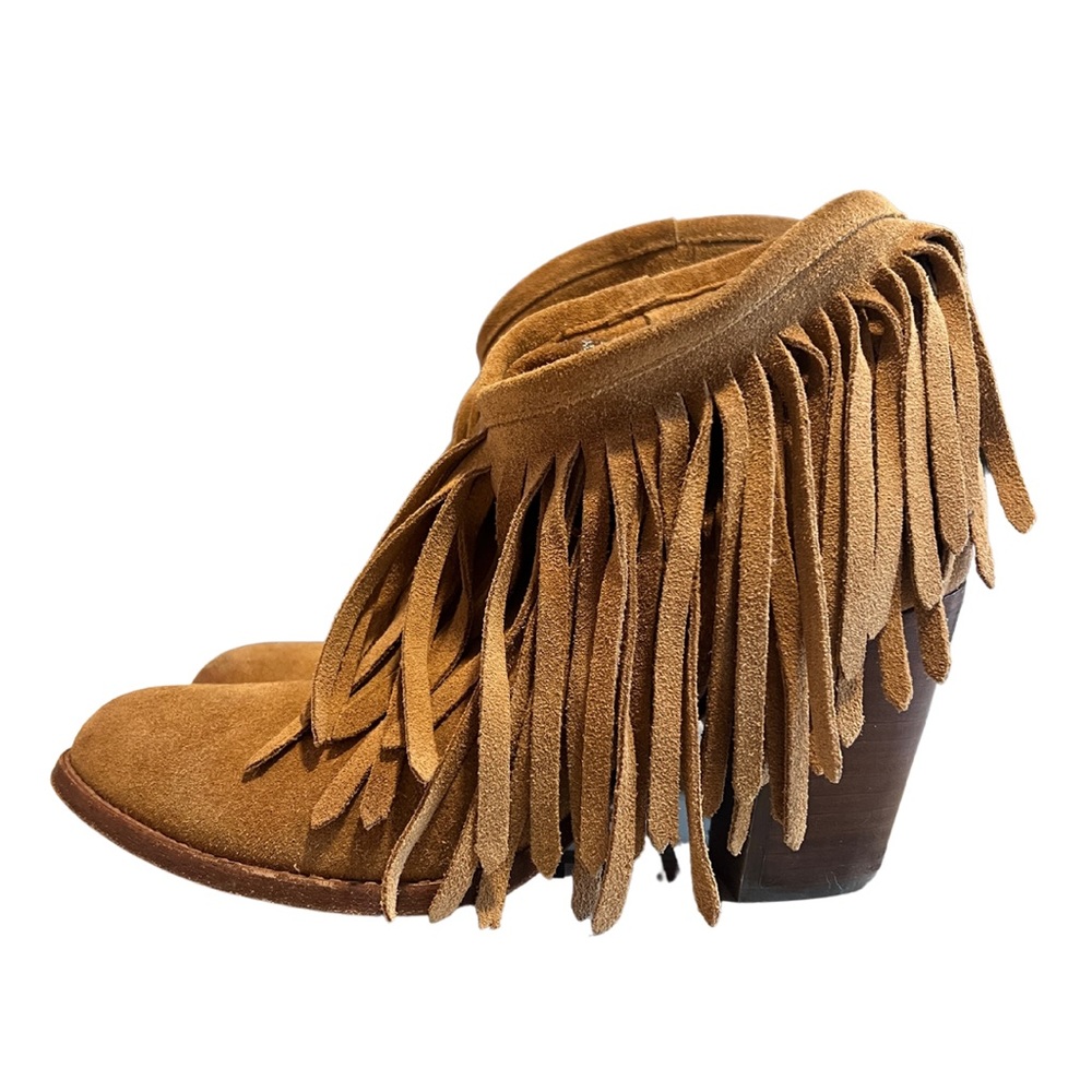FRYE FRINGE BOOTIES